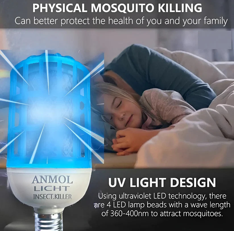 Anmol Light LED Insect Killer – Electric Anti Mosquito UV bulb for Home & Office