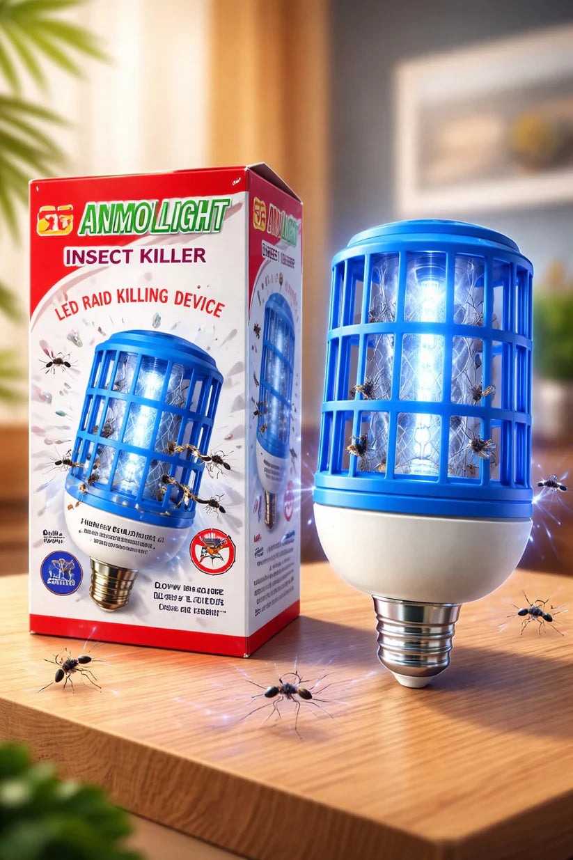 Anmol Light LED Insect Killer – Electric Anti Mosquito UV bulb for Home & Office